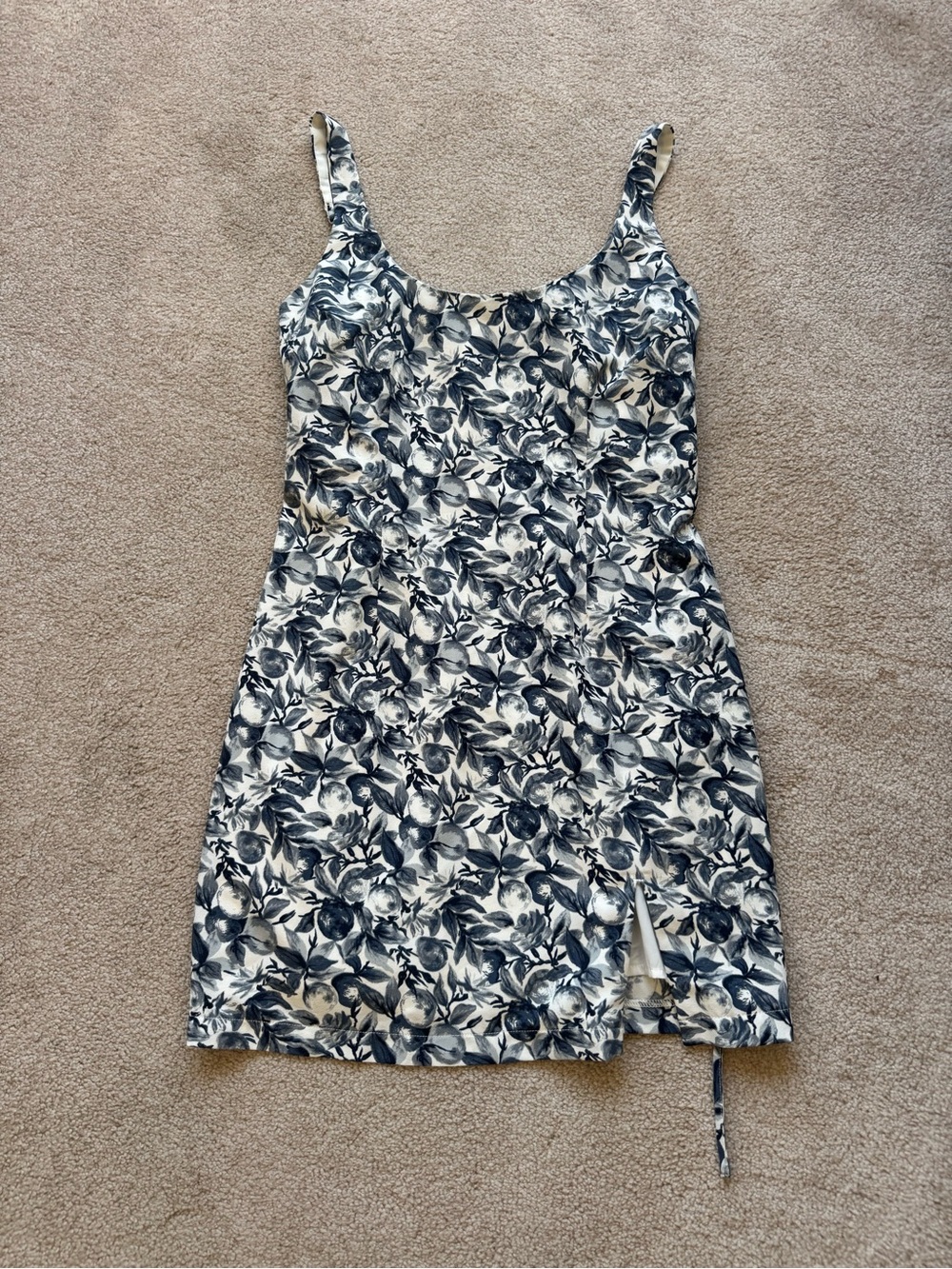 Abercrombie & Fitch floral mini dress with slit